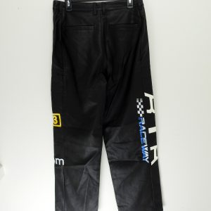 RTA "Raceway" Faux Leather Moto Pants (Black)