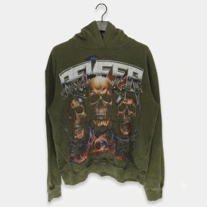 Reveer "Space World Tour" Hoodie (Olive Green Wash)