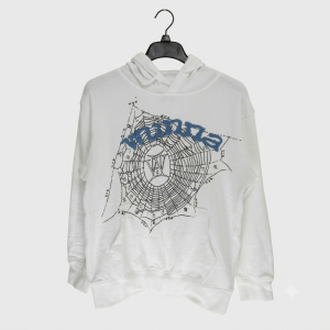 Sp5der x Gunna "Wunna" Hoodie (White/Blue)