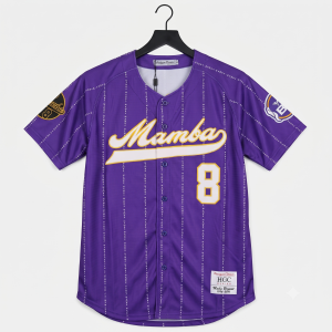 Hardwood Classics Kobe Bryant "Mamba #8" Los Angeles Lakers Jersey (Purple)