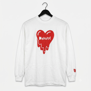 Emotionally Unavailable "Keroppi by Sanrio" White Long-Sleeve Tee