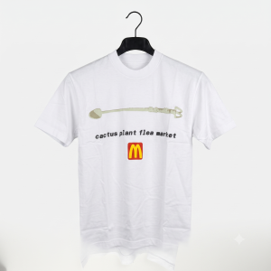 Cactus Plant Flea Market "McDonald’s" Script Tee (White)