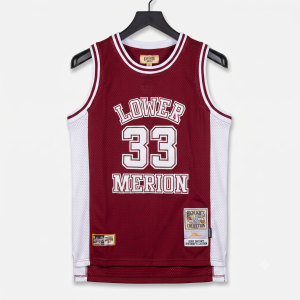 Hardwood Classics Kobe Bryant Lower Merion High School #33 Jersey (Maroon)