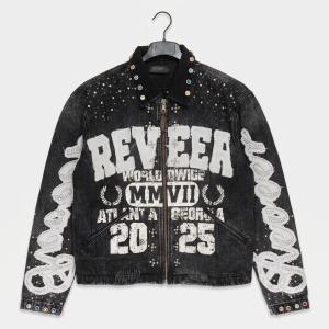 Reveer "MMVII Atlanta Georgia" - Studded Jacket (Washed Black)